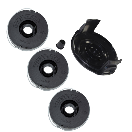 3er Spulen Set mit Haube