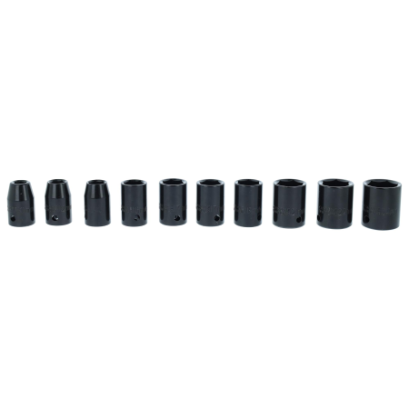 Parkside Steckschlüssel Satz Nüsse 1/2" 10-teilig Stecknüsse Set Steck Nuss Knarre Ratsche Zoll Vierkant