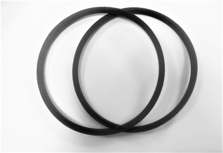 Jeu de 2 courroies trapézoïdales