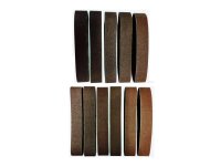 Set de 11 bandes abrasives (grain 60 80 120)