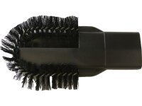 Radiator brush for crevice nozzle