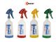 4 er Set Mercury Super PRO+ 360 Grad VITON Sprühflasche 1,0 Liter blau rot gelb grün