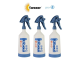 3 komada Kwazar Mercury Super PRO+ 360 stepeni VITON plava bočica za prskanje 1,0 litara