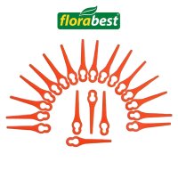 20 Plastic blades suitable for Gardenline GLART 18 Li