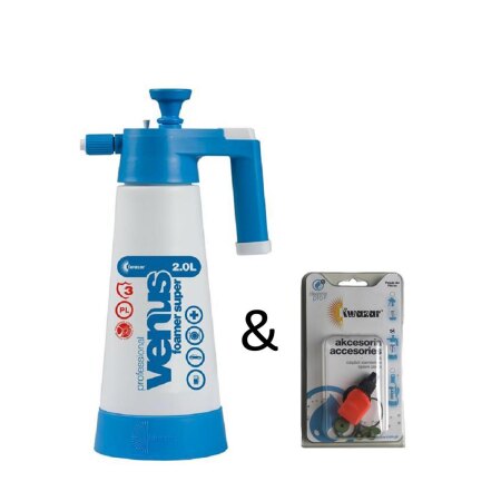 Venus Super Foamer PRO+ VITON Pumpsprüher 2,0 Liter + Wartungs Reparatur Set