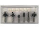 Fräser Set (6 teilig) passend für Kress Fräsmotor 800 FME / 800 W - 06082101 Holzbearbeitung, fräsen, bohren, anfasen