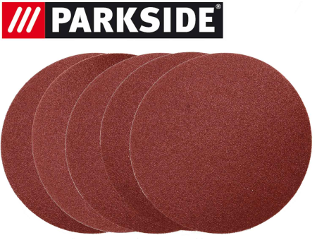 Set di 5 fogli abrasivi con chiusura in velcro K150