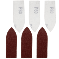 6er Schleifblatt-Set K80