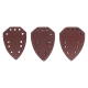 30er Schleifblatt Set für Holz (12xK60,12xK120, 6xK240)