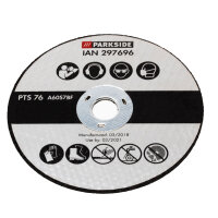 Metal cutting disc