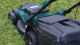 Akku Rasenmäher eMow 600 ECO + zwei 36 Volt Akkus, bürstenloser Motor, Energie-Management-System. 37 cm Schnittbreite, 6-fache,Schnitthöhenverstellung, 40 Liter Fangkorb