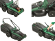 Akku Rasenmäher eMow 600 ECO + zwei 36 Volt Akkus, bürstenloser Motor, Energie-Management-System. 37 cm Schnittbreite, 6-fache,Schnitthöhenverstellung, 40 Liter Fangkorb