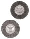 Elektro Fugenbürste EFB 4010 Set mit 3 Metallbürsten Ø 100 mm, ca. 6 mm, 400 Watt, Teleskopstiel, Spritzschutz, bürstenloser Werkzeugwechsel, Gummi-Verlängerungskabel 10m