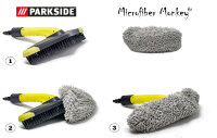 Funda de cepillo de microfibra Parkside adecuada para el...