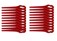 Set of 20 plastic knives