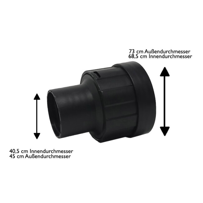 PATIKIL Staubsauger-Adapter 60mm Auf 51mm - Praktischer Schlauch-Connector Für Nass-/Trockensauger