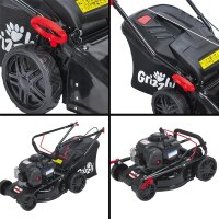 Grizzly Tools Benzin Rasenmäher BRM 42 B&S 6 fach Höhenverstellung Briggs & Stratton Motor