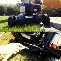 Grizzly Tools Benzin Rasenmäher BRM 42 B&S 6 fach Höhenverstellung Briggs & Stratton Motor