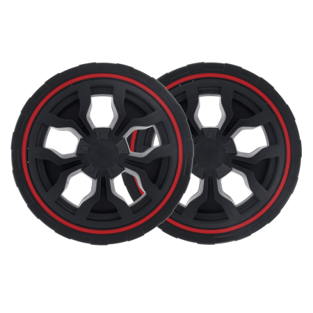 Rear wheel 2-piece set including rivets 23.5 cm