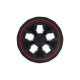 Rear wheel 2-piece set including rivets 23.5 cm