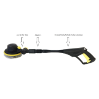 Adapter Parkside do myjki wysokocisnieniowej Parkside PHD 150 A1 - LIDL IAN 55991, do stosowania z akcesoriami do myjek wysokocisnieniowych Kärcher