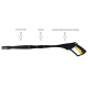 Adapter Parkside do myjki wysokocisnieniowej Parkside PHD 150 A1 - LIDL IAN 55991, do stosowania z akcesoriami do myjek wysokocisnieniowych Kärcher