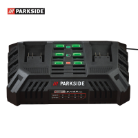 Parkside 20V Doppel-Ladegerät 2x 4,5 A PDSLG 20 A1...