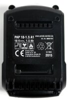 PARKSIDE Battery 18V 1,5Ah PAP 18-1.5 A1