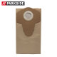 Parkside papieren filterzak, 20 L, pak van 5, bruin