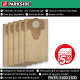 Parkside Papierfilterbeutel, 30 L, 5er Pack, braun