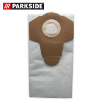 Parkside Feinstaubfilterbeutel, 30 L, 5er Pack, weiß