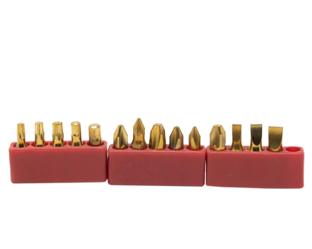 14er Set Bits mit Halter