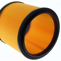 Parkside dry filter / pleated filter / lamella filter without cover, with steel inner grille, open on both sides