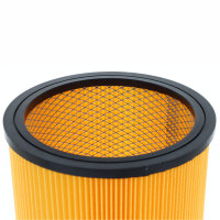 Parkside dry filter / pleated filter / lamella filter without cover, with steel inner grille, open on both sides