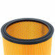 Parkside dry filter / pleated filter / lamella filter without cover, with steel inner grille, open on both sides