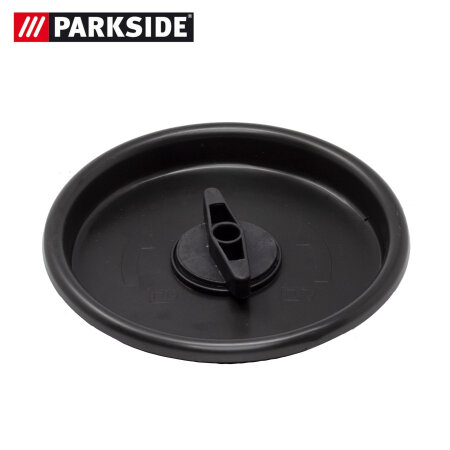 Parkside closure cap for dry filter / pleated filter / lamellar filter with bayonet lock