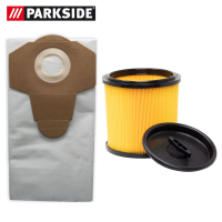 Parkside Trocken-Saugen-Set Profi, 30 L, weiß