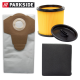 Parkside Nass-Trocken-Saugen-Set Profi, 30 L, weiß
