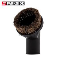 Parkside suction brush, natural hair, round