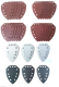Jeu de feuilles abrasives (30 pièces)