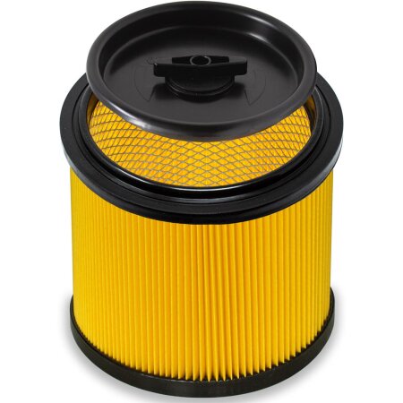 Parkside dry filter / pleated filter / lamella filter with bayonet lid, with steel inner grille, open on both sides