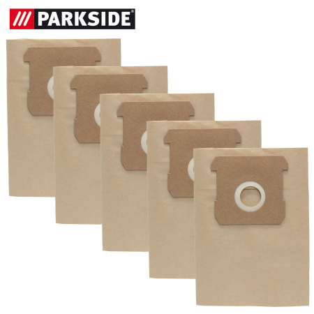 Papierfilterbeutel, 5er Pack, klein, braun