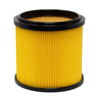 Parkside dry filter / pleated filter / lamellar filter set with bayonet lock cover, open on both sides