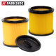 Parkside dry filter / pleated filter / lamellar filter set with bayonet lock cover, open on both sides