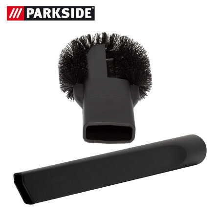 Juego de cepillo para radiadores Parkside + boquilla para hendiduras, 20 cm de largo