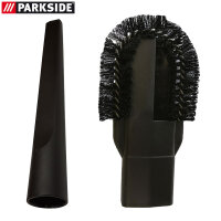 Juego de cepillo para radiadores Parkside + boquilla para hendiduras, 32 cm de largo