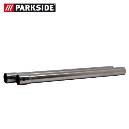 Tubo de aspiración de 2 piezas Parkside, acero inoxidable