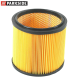 Parkside Trockenfilter / Faltenfilter / Lamellenfilter mit Bajonettverschluss, mit Stahlinnengitter, einseitig offen, klein, gelb