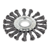 Disc brush knotted PWS 125 B2/C3/D3