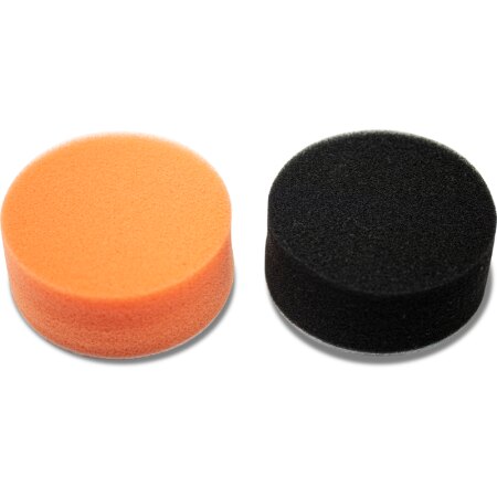 Polishing bonnet set orange + black Ø75mm